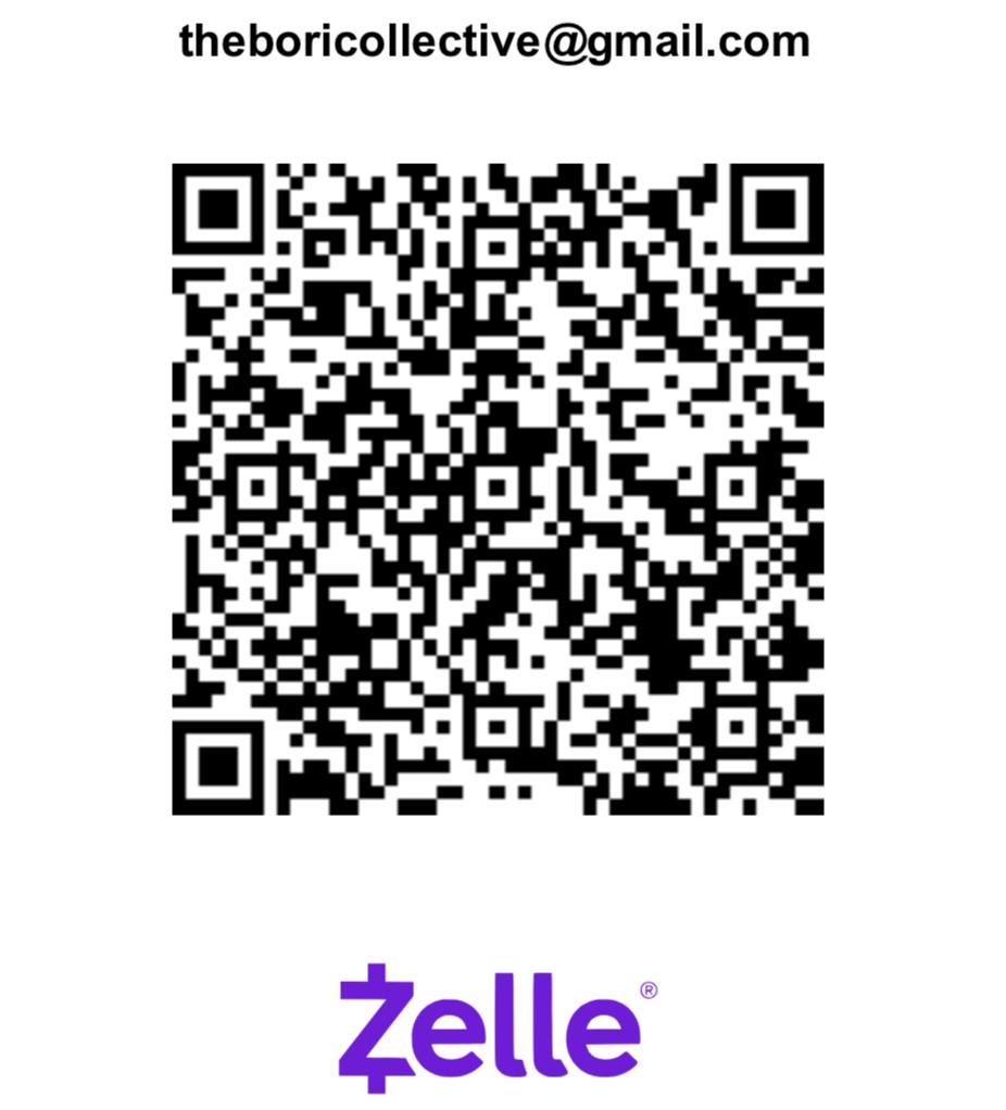 Zelle QR code for The Bori Collective