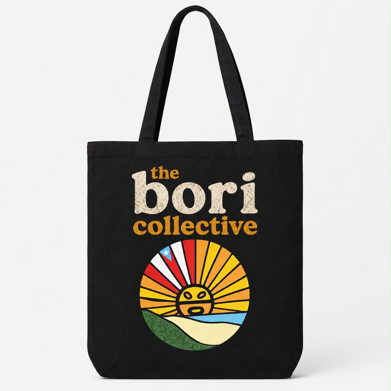Black The Bori Collective tote bag